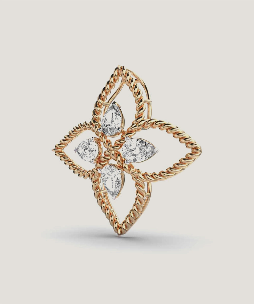 Flower Diamond Necklace