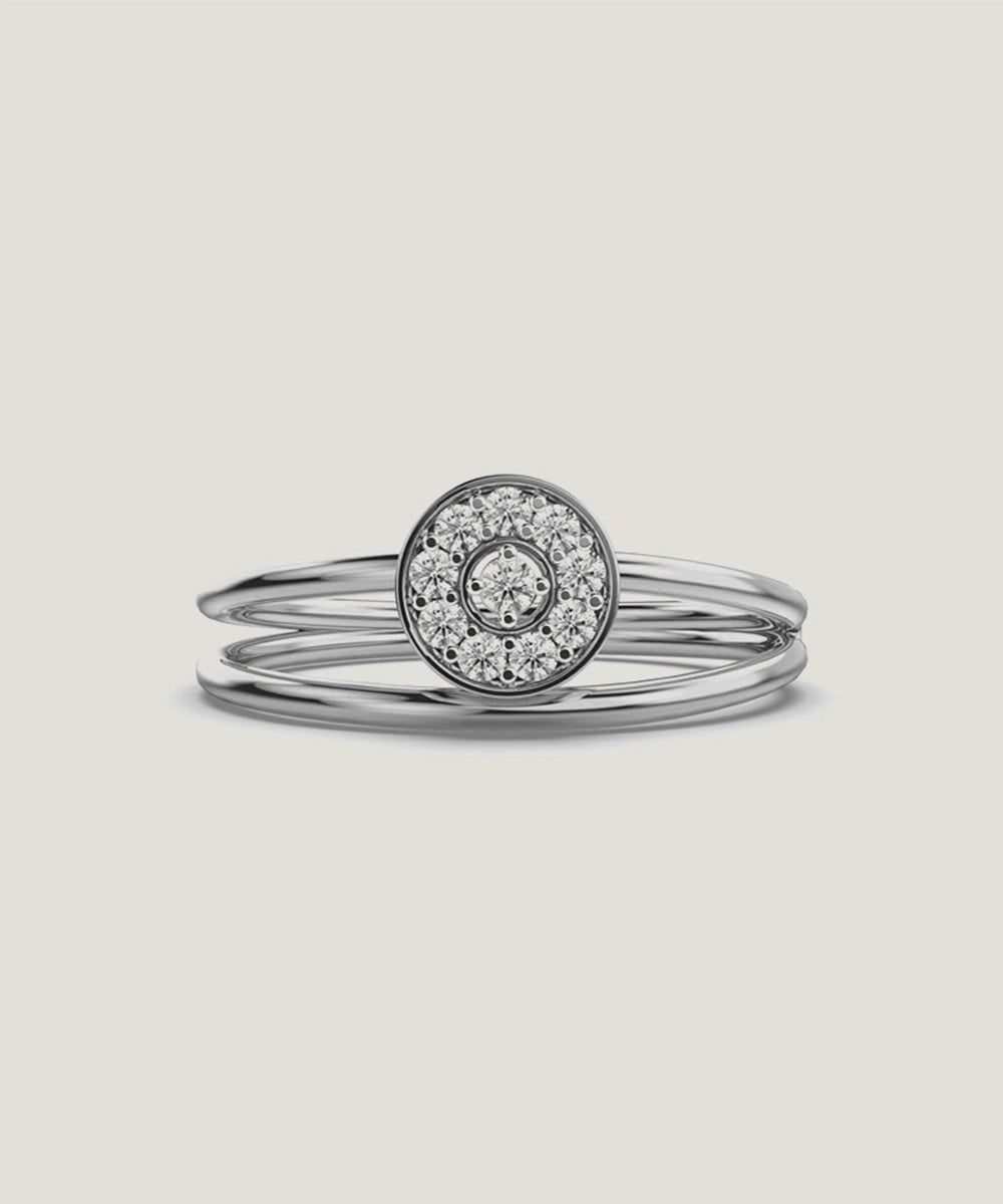 Pleasing Oval Diamond Ring