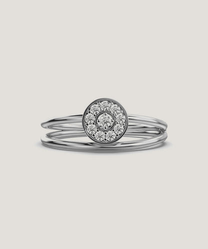 Pleasing Oval Diamond Ring