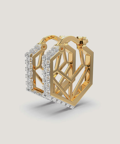 Sterling Huggie Earring