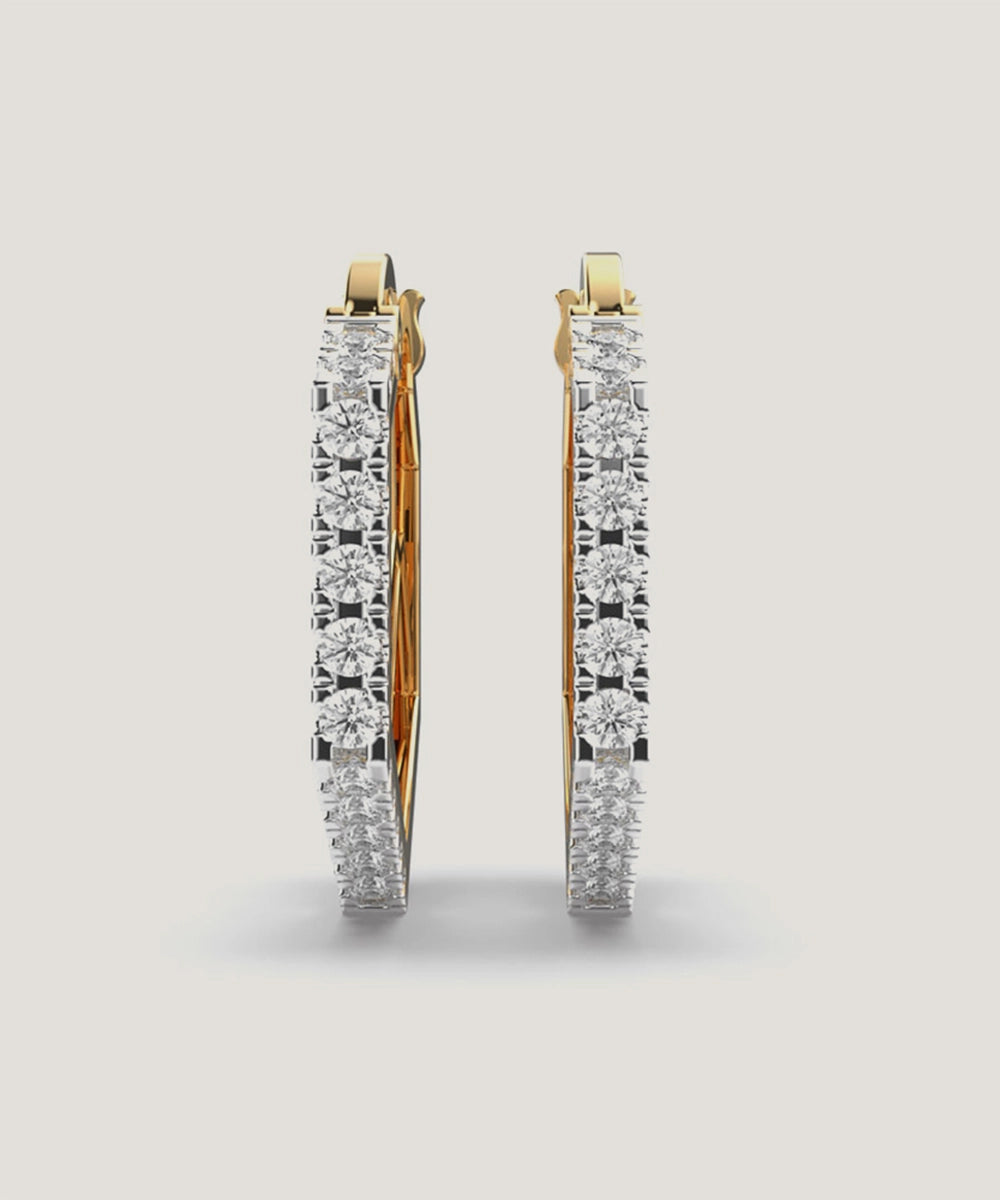 Sterling Huggie Earring