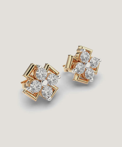 Solitaire Earrings For Women