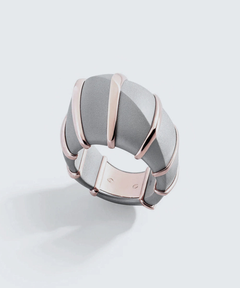 Ring Featuring A Gray Stone Centerpiece