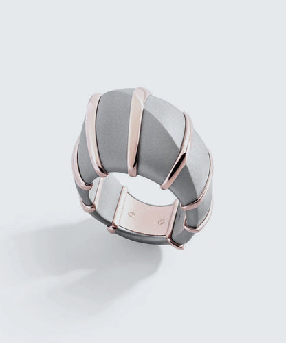 Ring Featuring A Gray Stone Centerpiece