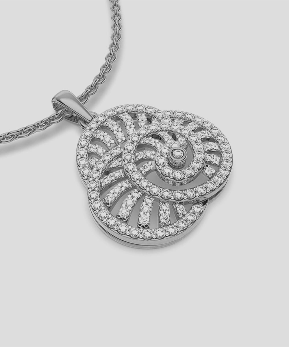 Diamond-Studded Pendant