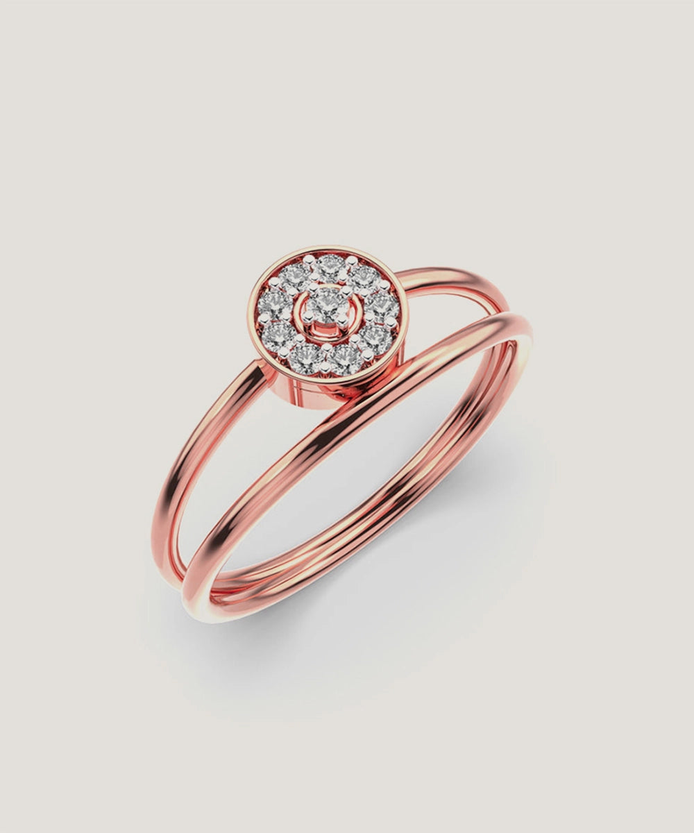 Pleasing Oval Diamond Ring