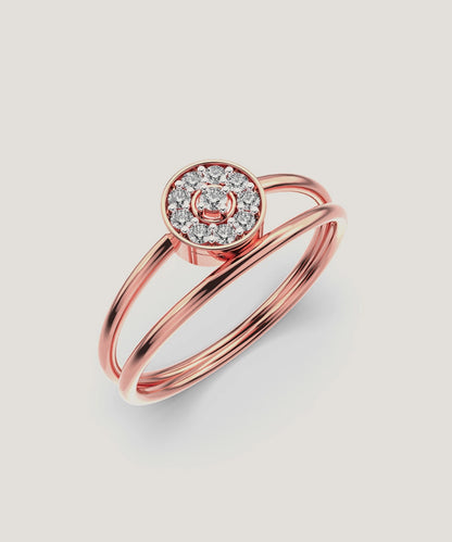Pleasing Oval Diamond Ring