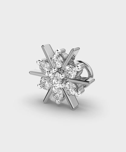 Diamonds And Gold Nosepin