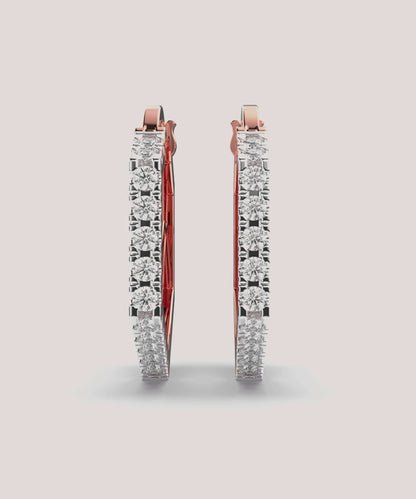 Sterling Huggie Earring