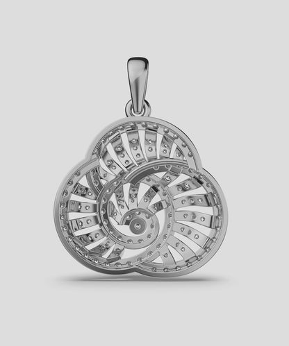Diamond-Studded Pendant
