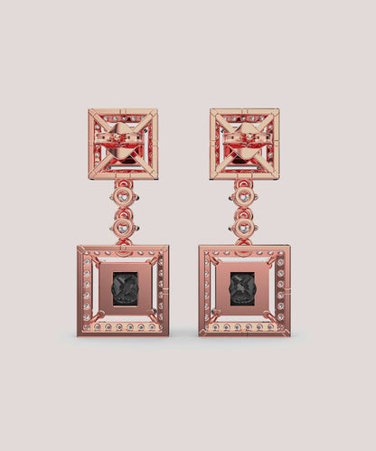 Stone Drop Earrings