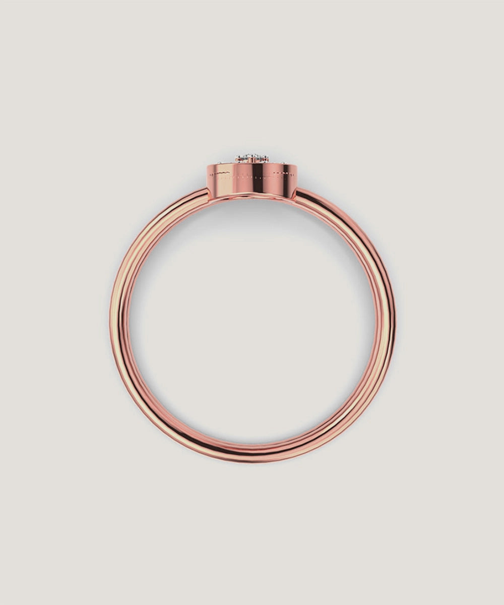 Pleasing Oval Diamond Ring