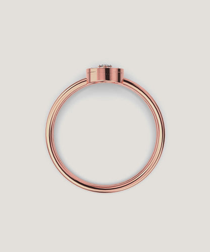 Pleasing Oval Diamond Ring