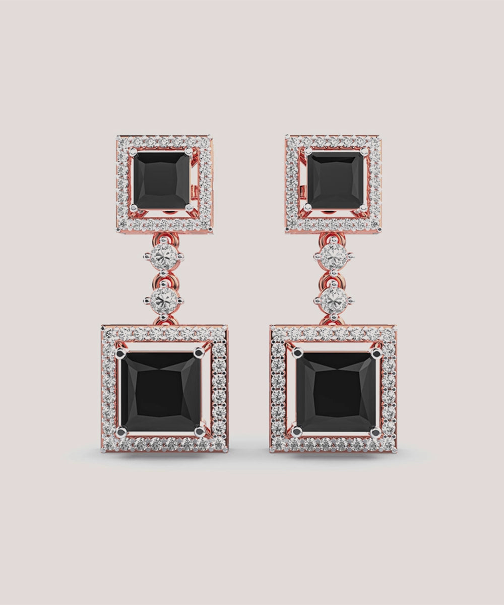 Stone Drop Earrings