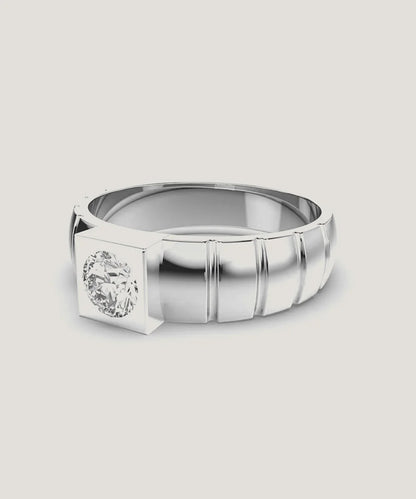 Men's Casual Silver Rings