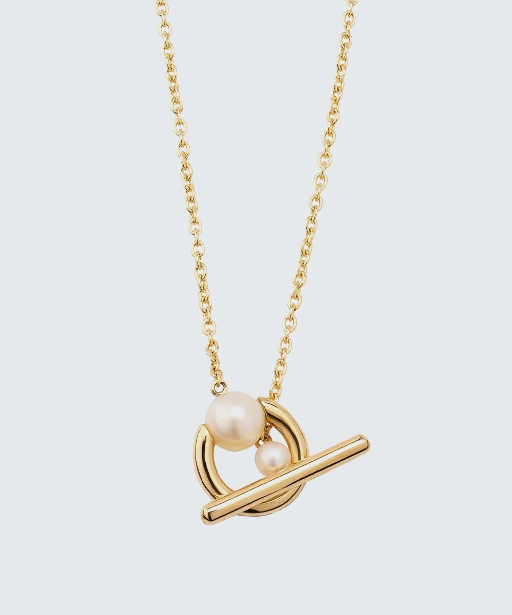 Pearl Pendant Link Chain
