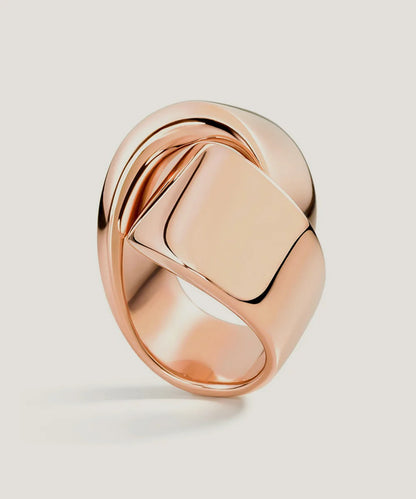 Gold Plated Geometric Wisp Ring