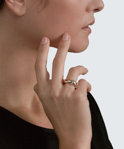 Modern Band For Effortless Style Diamond Ring