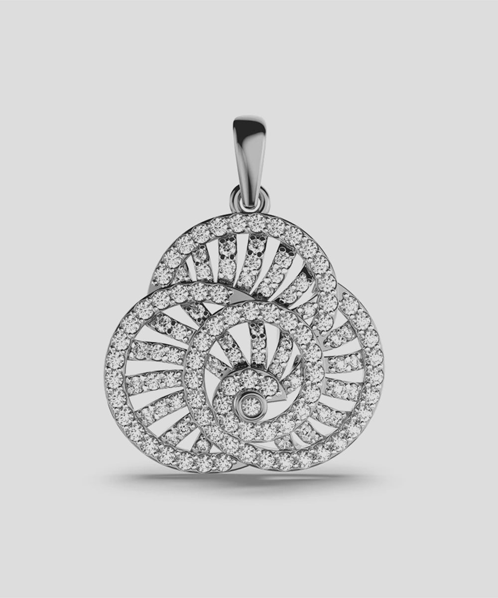 Diamond-Studded Pendant