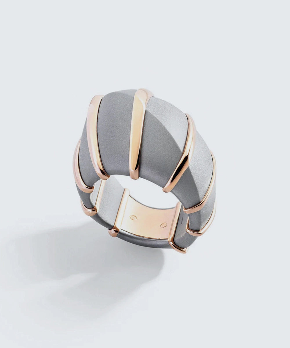 Ring Featuring A Gray Stone Centerpiece