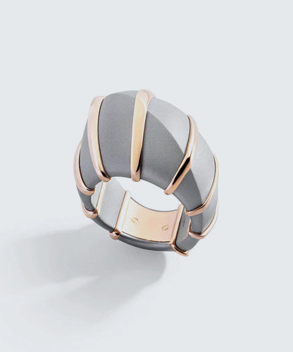 Ring Featuring A Gray Stone Centerpiece