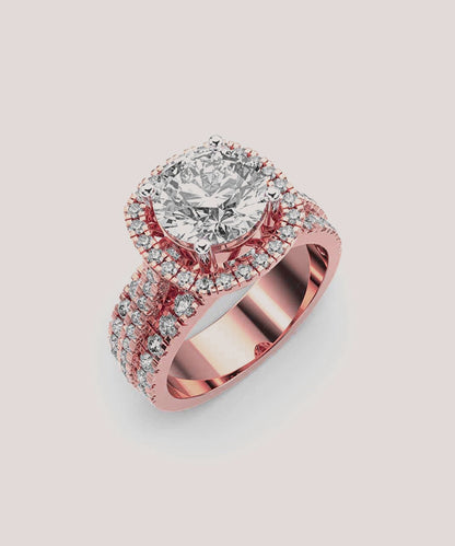 Halo Style Ring