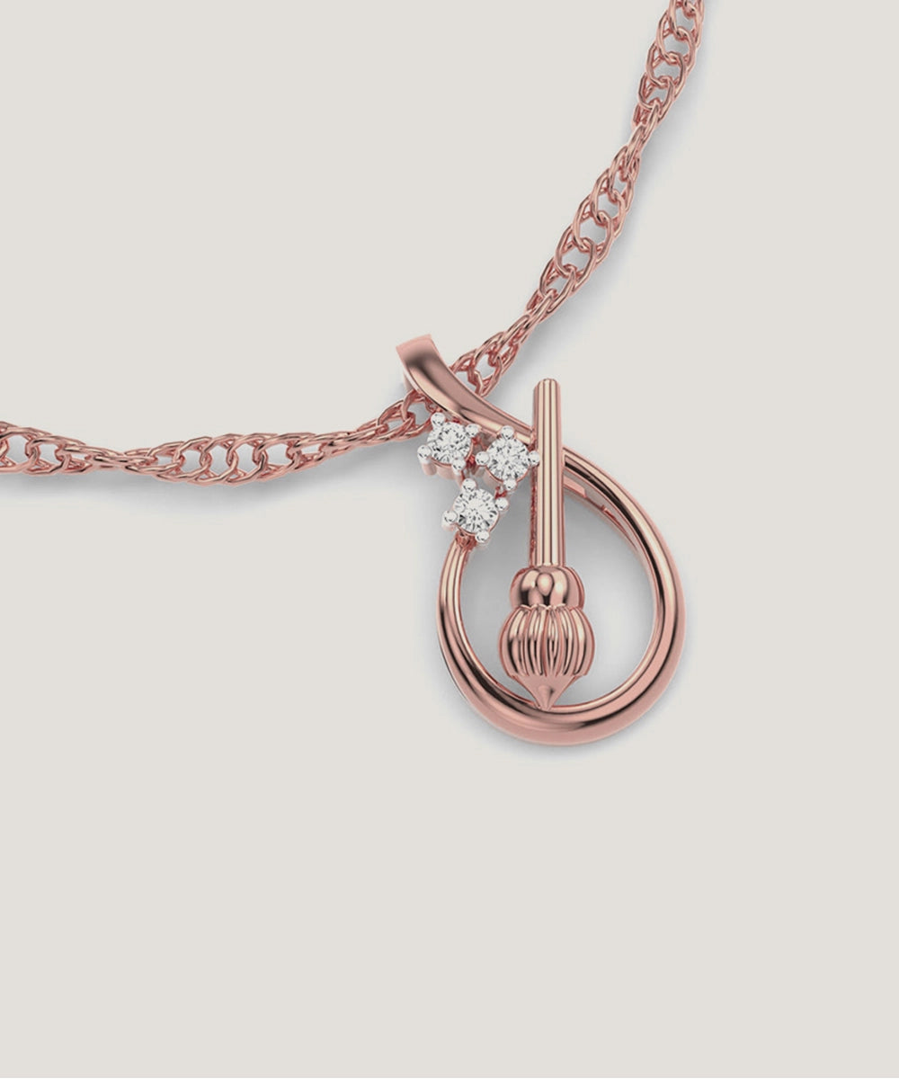 Diamond & Pearl Pendant