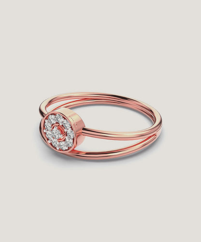Pleasing Oval Diamond Ring