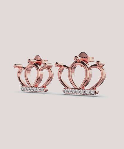 Rounded Crown Earrings