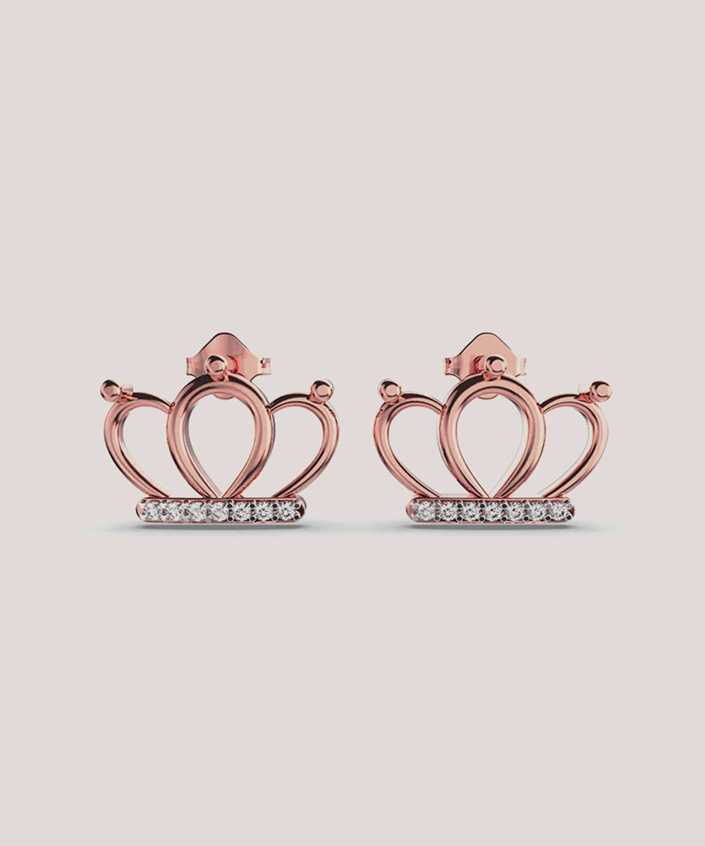 Rounded Crown Earrings