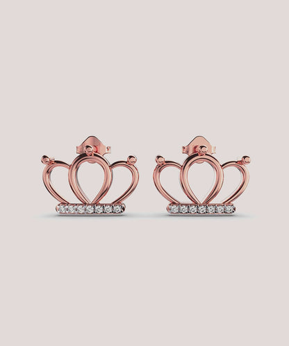 Rounded Crown Earrings