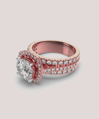Halo Style Ring