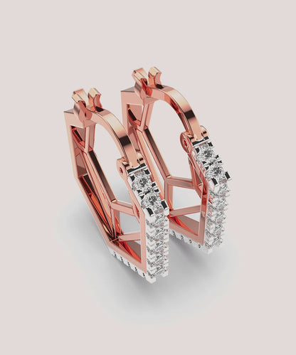 Sterling Huggie Earring