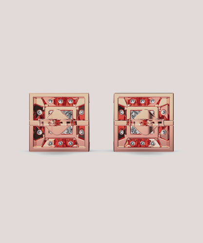 Metal Brass Cufflink For Men