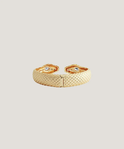 Double Snake Head Bracelet