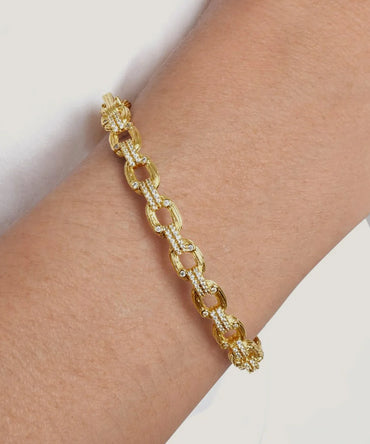 Sparkling Link Chain Bracelets