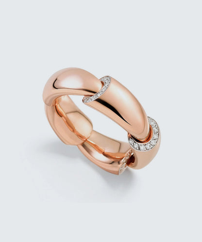 Modern Band For Effortless Style Diamond Ring