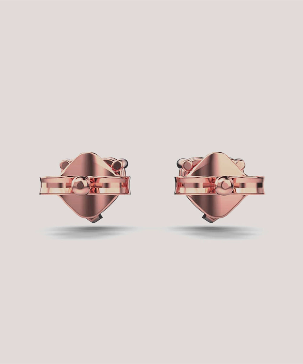 Heart Shape Solitaire Earring