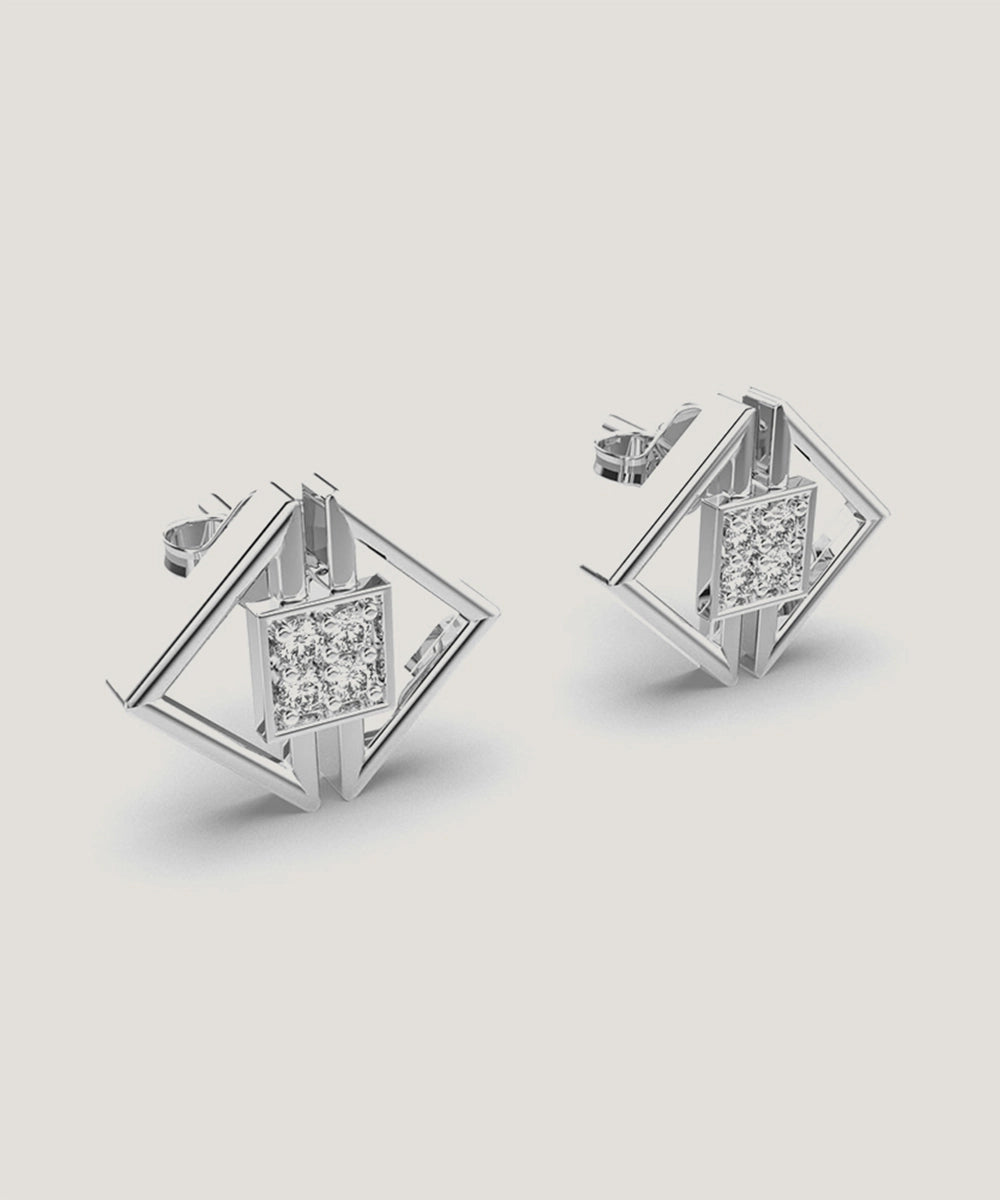 Triangle Stud Earrings