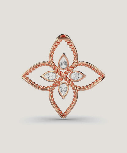 Flower Diamond Necklace