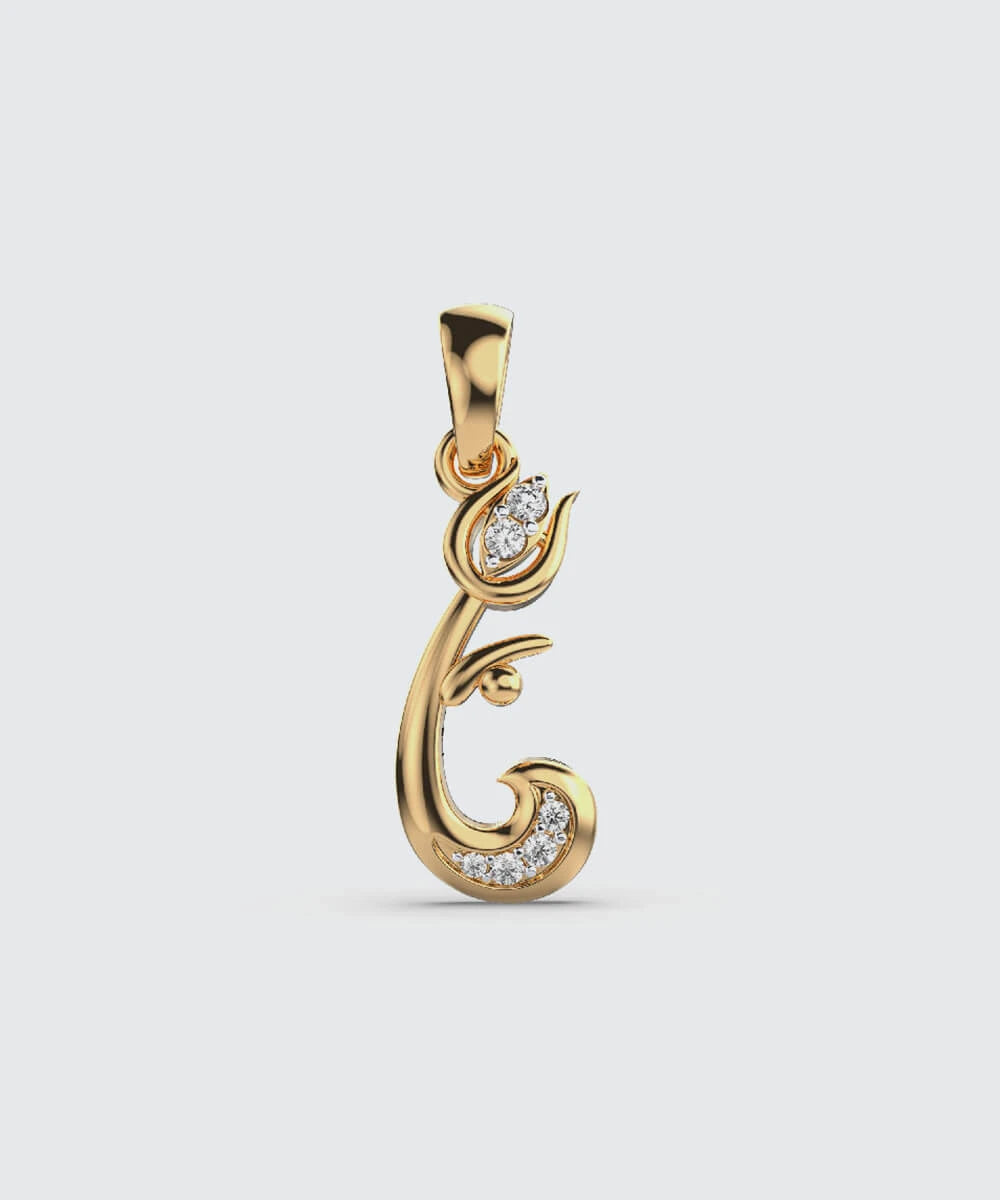 14KT Yellow Gold Pendant For Men