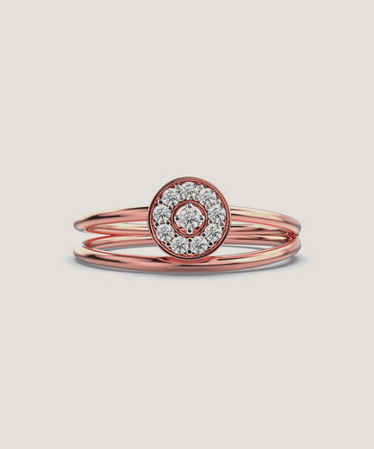 Pleasing Oval Diamond Ring