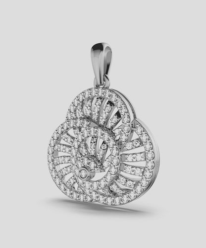 Diamond-Studded Pendant