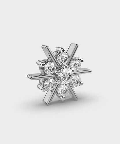 Diamonds And Gold Nosepin