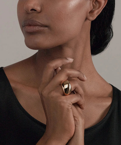 Solid 18k Gold Ring For Women