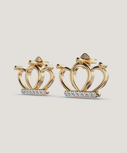 Rounded Crown Earrings