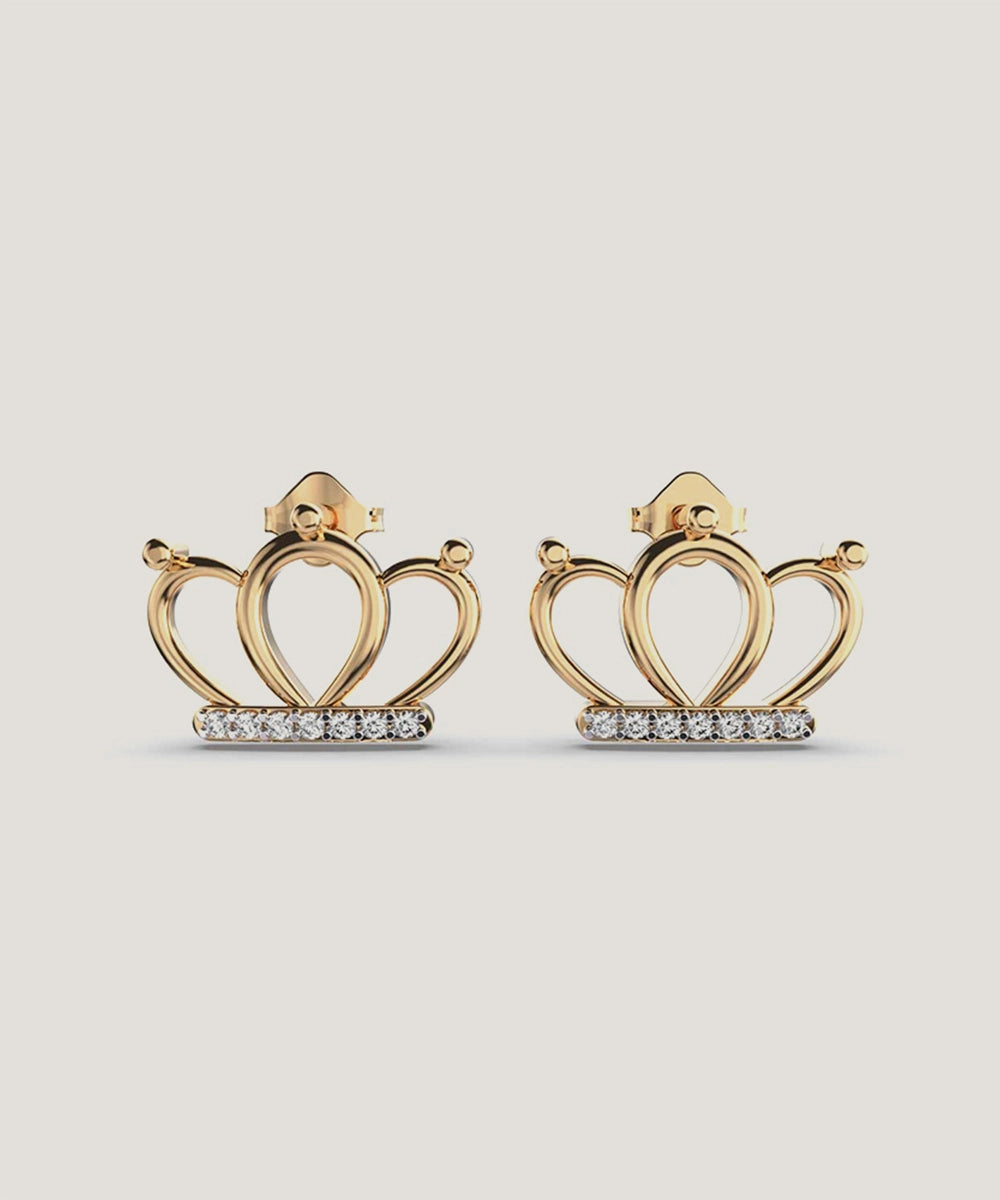 Rounded Crown Earrings