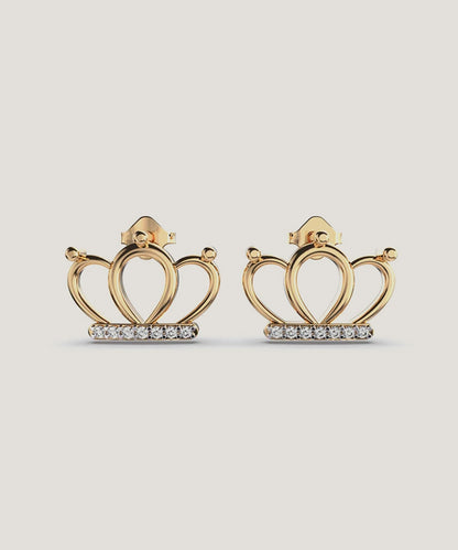 Rounded Crown Earrings