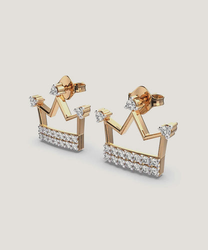 Crown Shape Earrings
