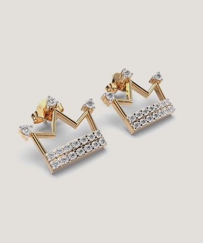Crown Shape Earrings